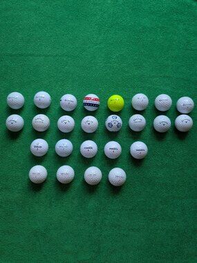 25 Used Golf Balls